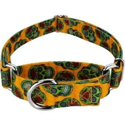 Country Brook Petz Country Brook Design Sugar Skulls Martingale Dog Collar -Pet Halloween Costumes Shop GUEST 1ae42606 a224 4c9a b5fe b62e7edf5819