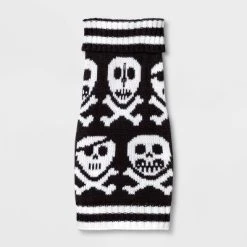 Halloween Skulls and Crossbones Dog and Cat Sweater - Hyde & EEK! Boutique™