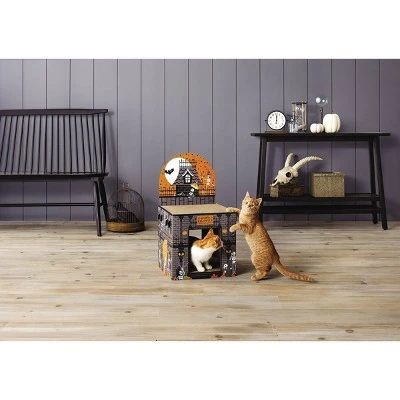 Hyde & EEK! Boutique Halloween Double Decker Skeleton Park Cat Scratcher - Hyde & EEK! Boutique™ 3 Hyde & EEK! Boutique Halloween Double Decker Skeleton Park Cat Scratcher - Hyde & EEK! Boutique™