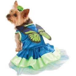 Rubie's Green and Blue Fairy Pet Costume - Large