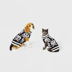 Halloween Skulls and Crossbones Dog and Cat Sweater - Hyde & EEK! Boutique™ -Pet Halloween Costumes Shop GUEST 4e8d212f 44a9 4f4c a962 cadf1acfdb22 1