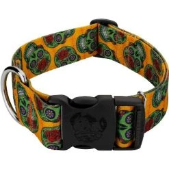 Country Brook Petz 1 1/2 Inch Deluxe Sugar Skulls Dog Collar -Pet Halloween Costumes Shop GUEST 501ccd0d d3bc 4932 b35a b36b78e2ff6b