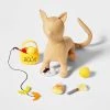 Hyde & EEK! Boutique Halloween Pumpkin Cat Toy Set - 6pk - Hyde & EEK! Boutique™