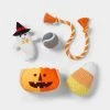 Hyde & EEK! Boutique Halloween Pumpkin Dog Toy Set - 4ct - Hyde & EEK! Boutique™ -Pet Halloween Costumes Shop GUEST 5d918d4f 466b 4f0d bf47 02b4ca9c1a08