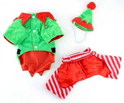 Midlee Dog Elf Costume 3 Midlee Dog Elf Costume