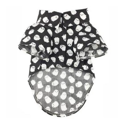 DOGGIE DESIGN Halloween Camp Shirt (X-Large, Ghosts) 2 DOGGIE DESIGN Halloween Camp Shirt (X-Large, Ghosts)