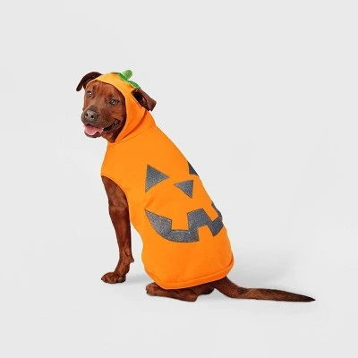 Reflective Halloween Jack-o'-lantern Pumpkin Hoodie Dog and Cat Costume - Hyde & EEK! Boutique™ 7 Reflective Halloween Jack-o'-lantern Pumpkin Hoodie Dog and Cat Costume - Hyde & EEK! Boutique™ - Image 5