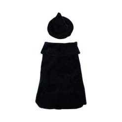 Midlee Halloween Witch Cape and Hat Dog Costume