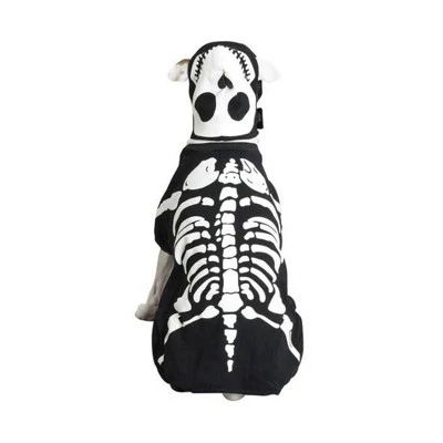 Casual Canine Cotton Glow Bones Dog Costume(Black) 6 Casual Canine Cotton Glow Bones Dog Costume(Black) - Image 4