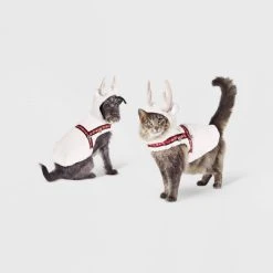 Dog and Cat Hoodie Costume - White Reindeer - Wondershop™ -Pet Halloween Costumes Shop GUEST 8d89e0d1 9bb6 42d0 9448 b4258b01d8e6 1
