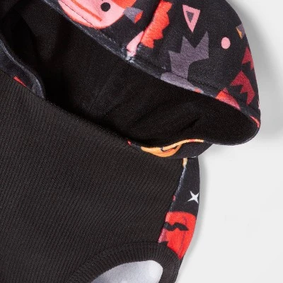 Basic Halloween Velour Toss Pumpkins Cat and Dog Hoodie - Hyde & EEK! Boutique™ 4 Basic Halloween Velour Toss Pumpkins Cat and Dog Hoodie - Hyde & EEK! Boutique™ - Image 3