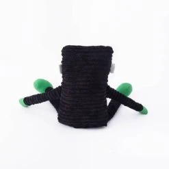 ZippyPaws Halloween Crinkle Frankenstein's Monster Dog Toy - Black