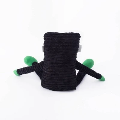 ZippyPaws Halloween Crinkle Frankenstein's Monster Dog Toy - Black 3 ZippyPaws Halloween Crinkle Frankenstein's Monster Dog Toy - Black