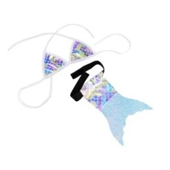 Midlee Mermaid Dog Halloween Costume