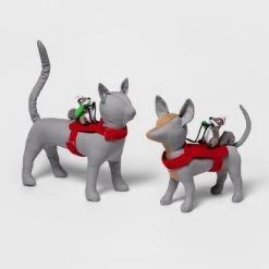 Santa Squirrel Rider Dog and Cat Costume - Wondershop™ -Pet Halloween Costumes Shop GUEST c54898c2 7d9a 4e99 84f5 1d972152c846