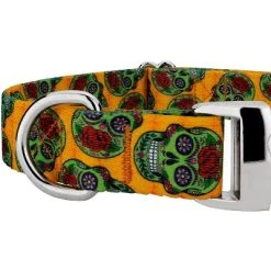 Country Brook Petz Premium Sugar Skulls Dog Collar -Pet Halloween Costumes Shop GUEST d097b5d7 de62 4927 82c4 f951b8dc50c5