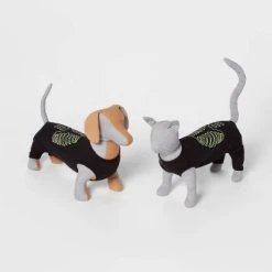 Pet's Glow-In-The-Dark Skeleton Halloween Matching Family Cat & Dog Pajamas - Hyde & EEK! Boutique™ -Pet Halloween Costumes Shop GUEST dcff9ab9 02f5 4e92 beca 97691b97c857 1