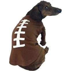 Midlee Football Dog Shirt Halloween Costume (Large)