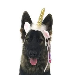 Midlee Dog Unicorn Horn Headband Halloween Costume -Pet Halloween Costumes Shop GUEST f96e8d20 b2cc 4305 9fe9 9f51e0de97c4