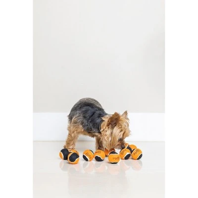 Midlee Orange/Black Mini Dog Halloween Tennis Balls- Set of 12 5 Midlee Orange/Black Mini Dog Halloween Tennis Balls- Set of 12 - Image 3